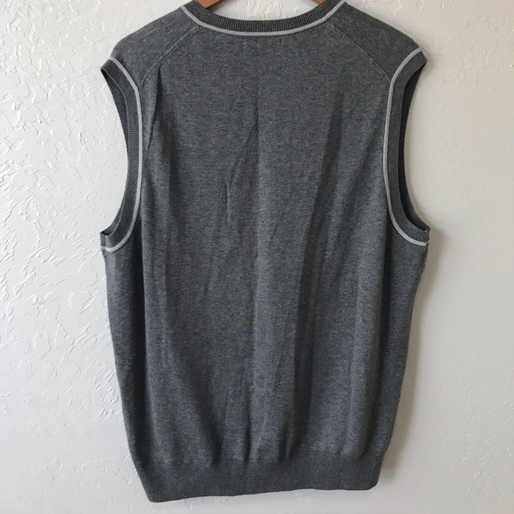 Banana Republic Cotton Silk V Neck Sweater Vest - Picture 6 of 8